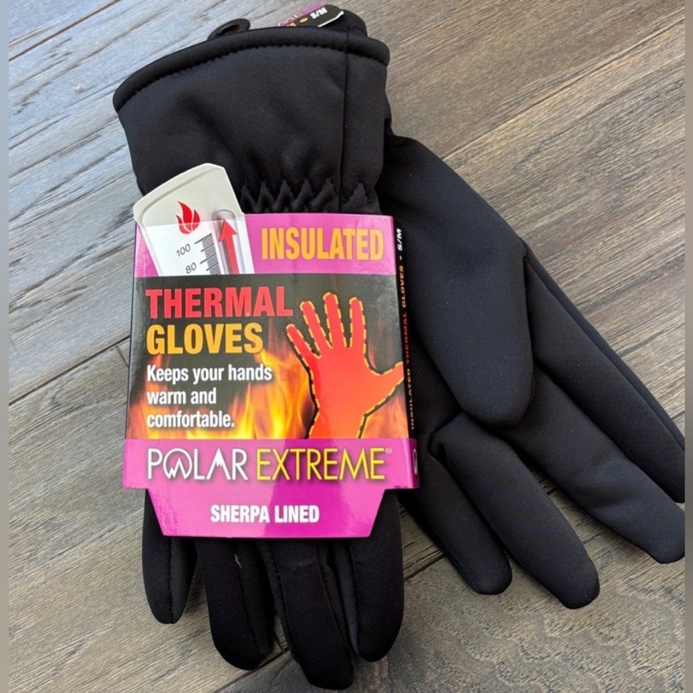 Polar Extreme Insulated Thermal gloves,sherpa lined, moisture managment,winter